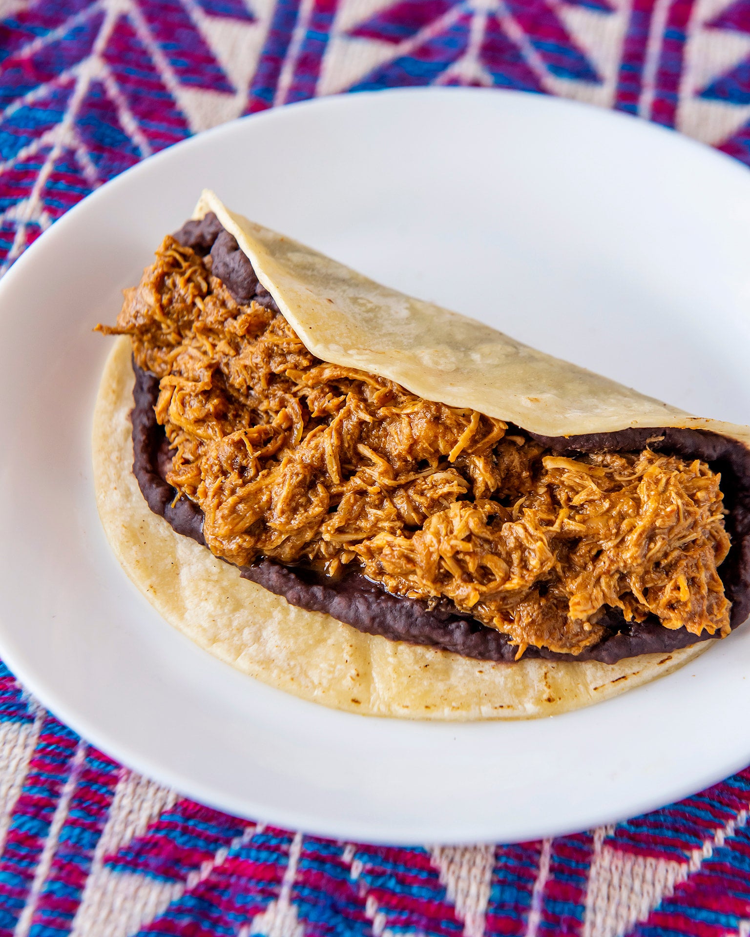 Taco Pollo con Mole